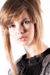 Close-up of a beautiful teenage girl in classical dress