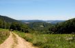 Road among the green hills