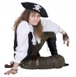Pirate - young woman with pirate hat