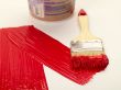 paint brush with red colour