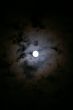 Full Moon on the sky with clouds