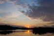 Sunset on wood lake