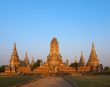 Ancient wat in khemer style. Thailand