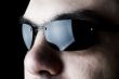 Man on sun glasses macro