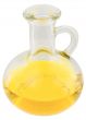 Carafe with yellow oil