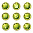 eco buttons gold