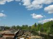 The barges on the canal