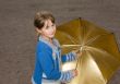 The girl with a umbrella