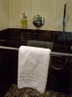 TOWEL HANGING IN A  shower