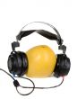 Fruit with headphones