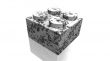 block in marble stone - 3D made
