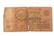 Ruble paper money close up