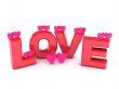 love with hearts