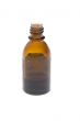 Medical bottle on white