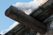 Wooden roof, drooping snow 2