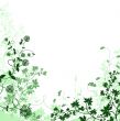 Green frame for congratulations