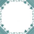 Green frame for congratulations