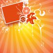 Element for congratulations, websites, frame