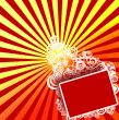 Element for congratulations, websites, frame