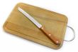 Chopping board and knife for bread
