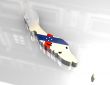 3d flag map of Curacao Netherlands Antilles