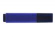 Blue marker on white