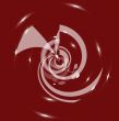 Red picture with circles