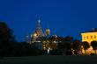 Russian temple in the night