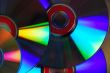 DVD rainbow of colors