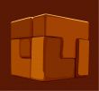 Brown cube