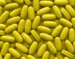 Yellow pills texture