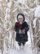 little girl in winter