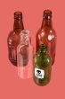 Four glasses bottle