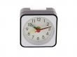 Modern alarm clock isolated over white. Time is 10.12 a.m.