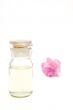 spa and body care - flower and bottle