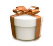 wrapped brown gift - 3D made