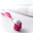 toothpaste and toothbrush
