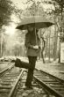 in the rain