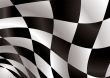 checkered flag float