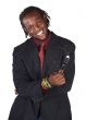 Handsome African businessman