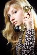 Lovely girl on telephone