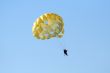 Parachute over the ocean