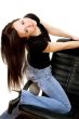 Girl in jeans
