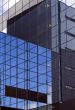 Futuristic Office Building and Blue Sky