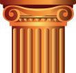 vector decorated column top capital illustration