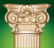 column top capital illustration over