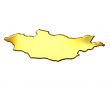 Mongolia 3d Golden Map