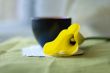 a cup of coffee and a calla