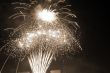 Multi-coloured Fireworks sepia