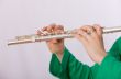 playing a flute